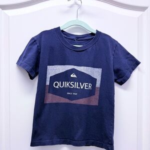 Quiksilver Blue Graphic Kids Tee
